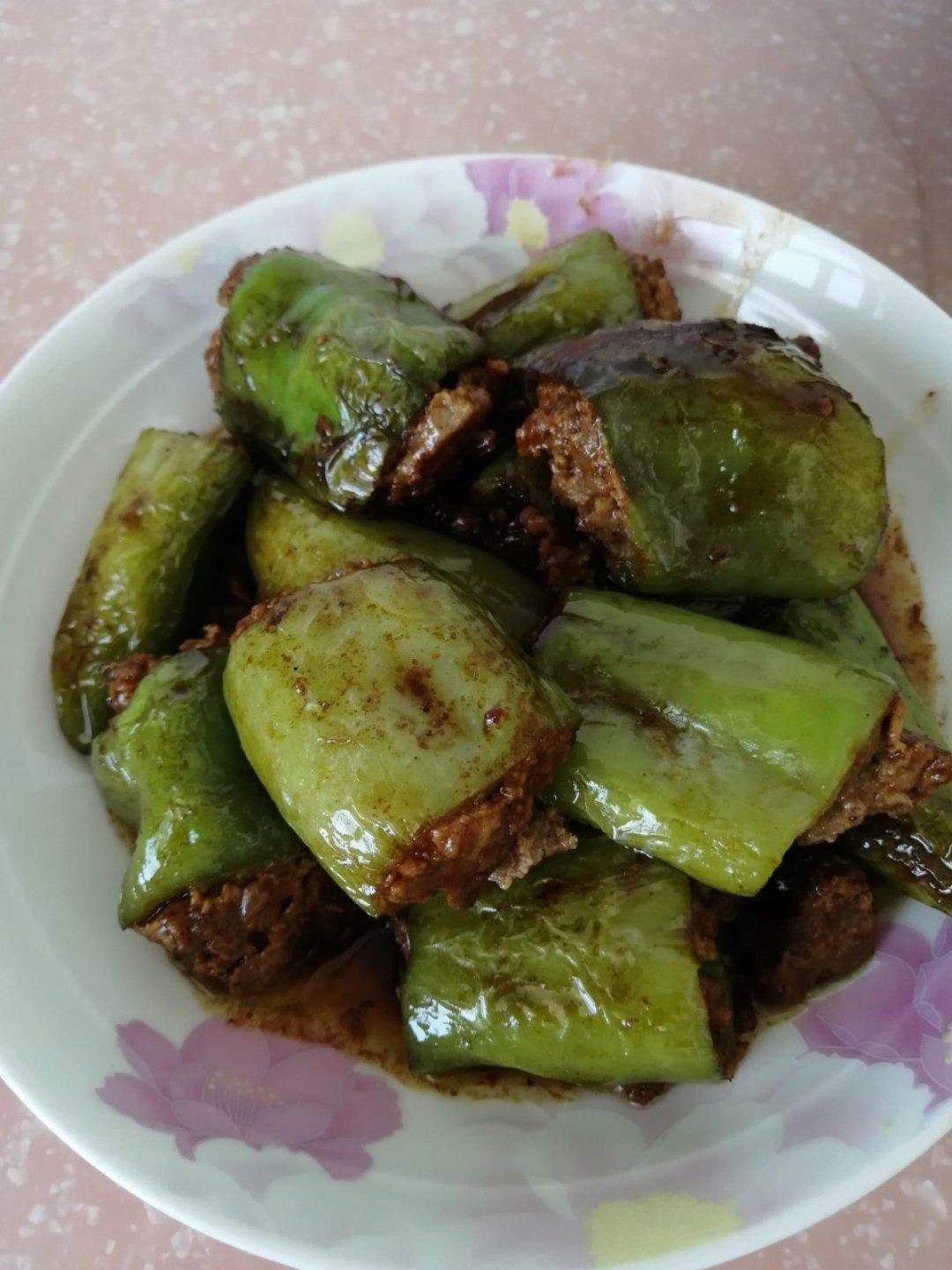 下饭菜肴--青椒酿肉
