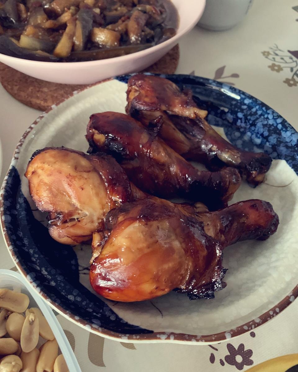 脆皮烤鸡腿