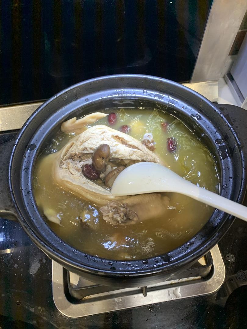深夜天空做的老母鸡汤