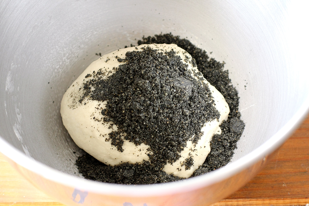 黑芝麻贝果—海氏厨师机版的做法 步骤4