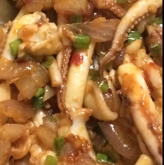 韩式铁板鱿鱼