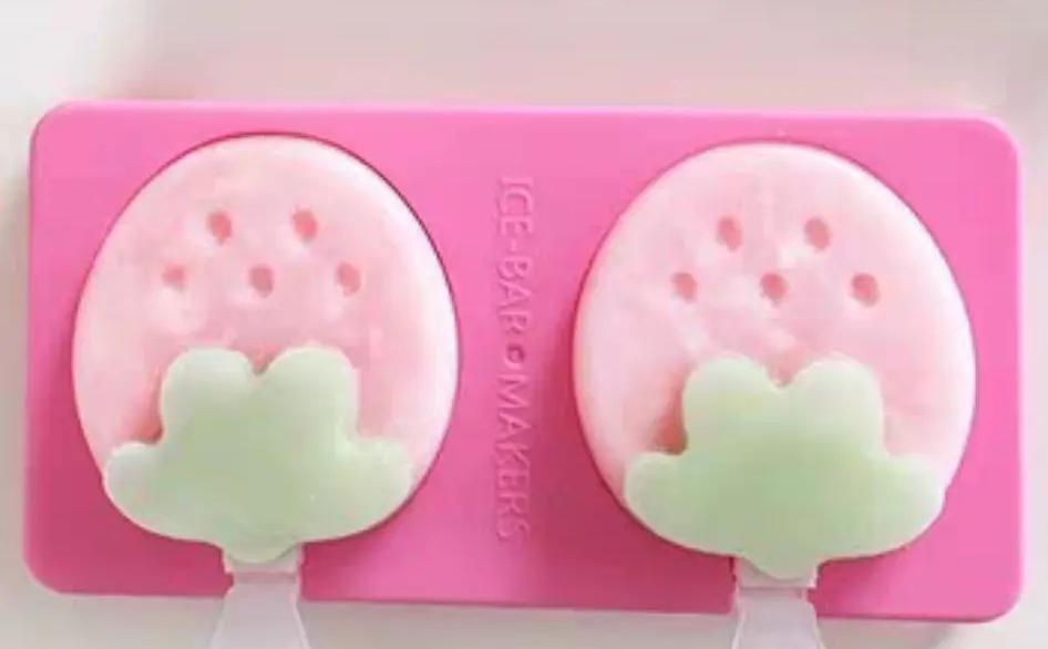 9 草莓雪糕模具，适合做草莓造型和草莓味的雪糕，树莓黑莓蓝莓