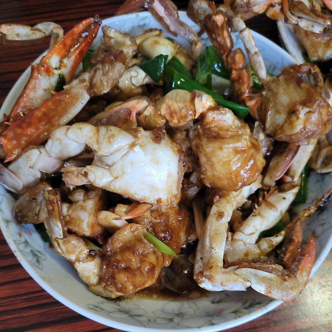蒜香梭子蟹