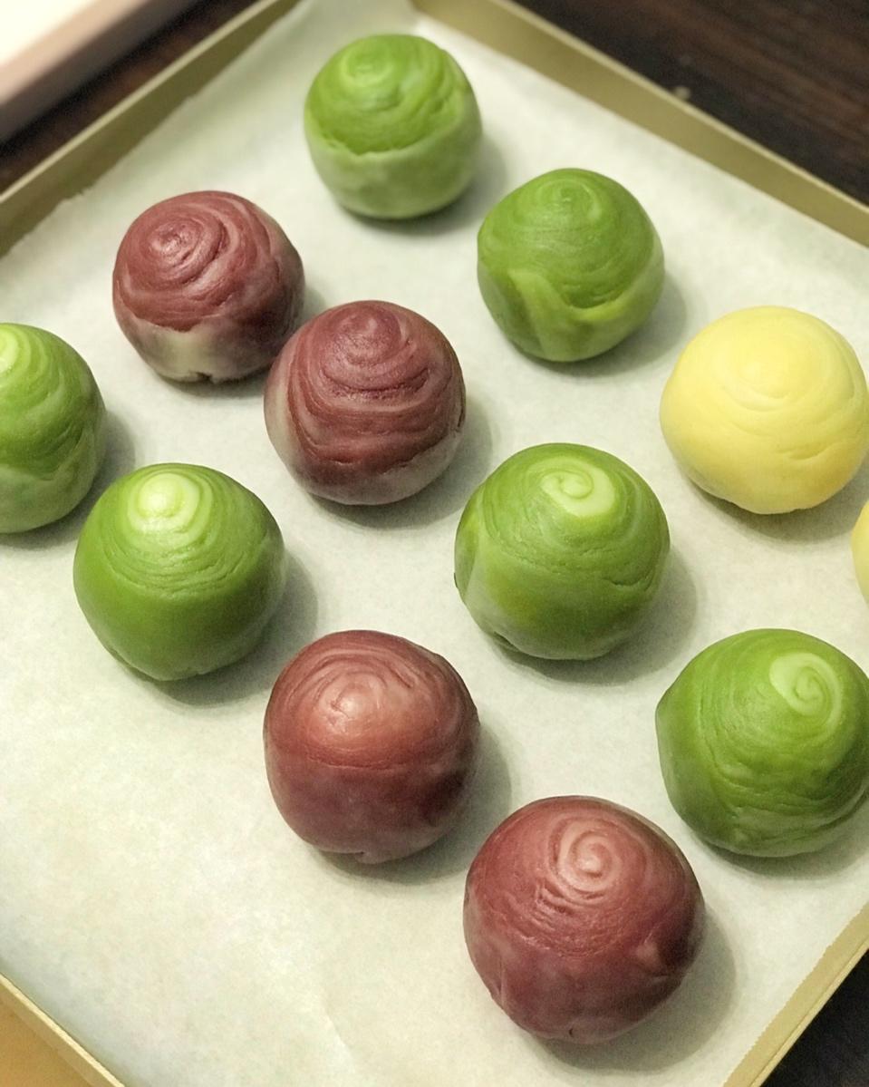 螺旋酥.蛋黄酥.-个人的技巧