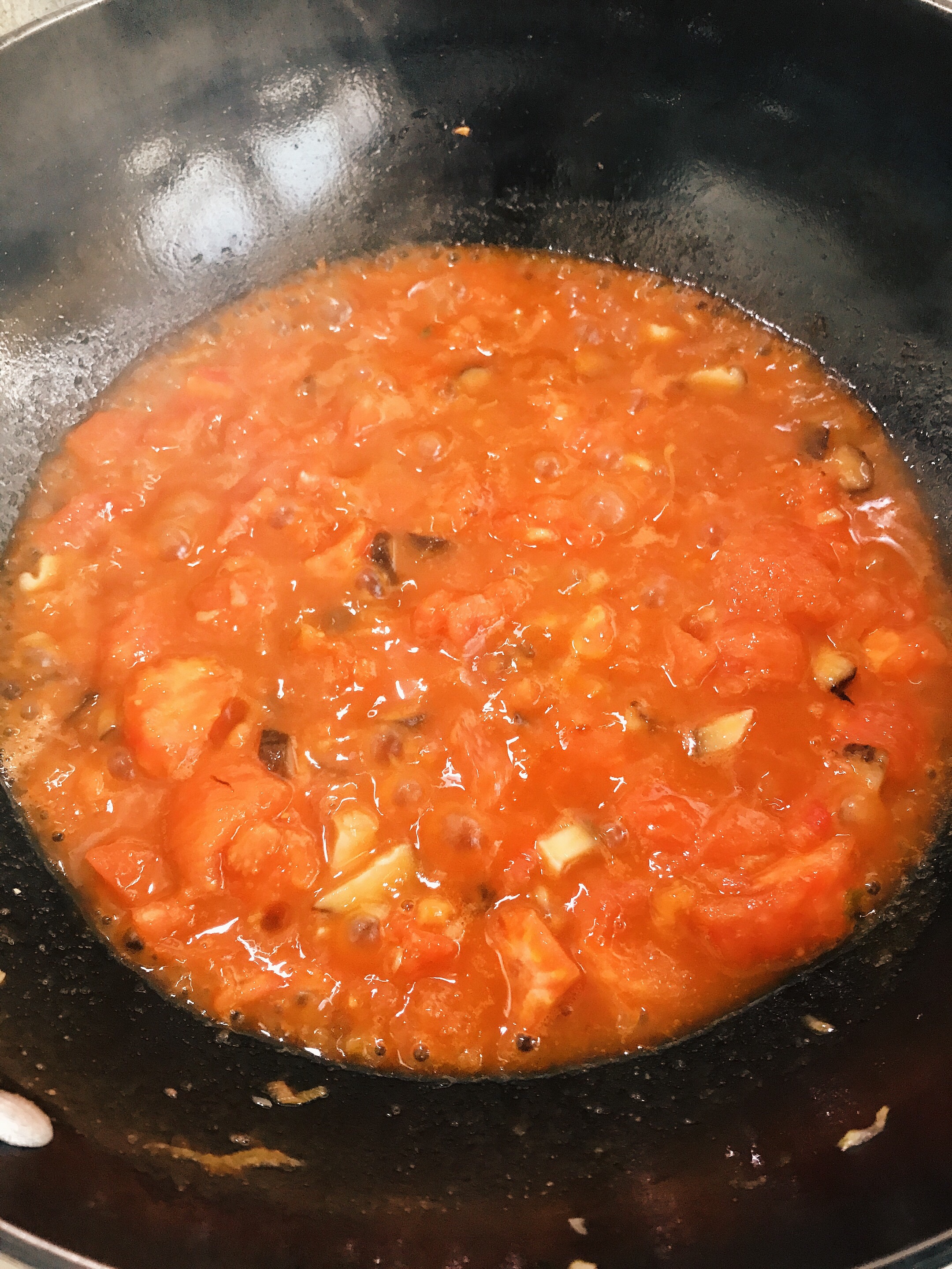 美味番茄咸饭（主食减量+饱腹）的做法 步骤5