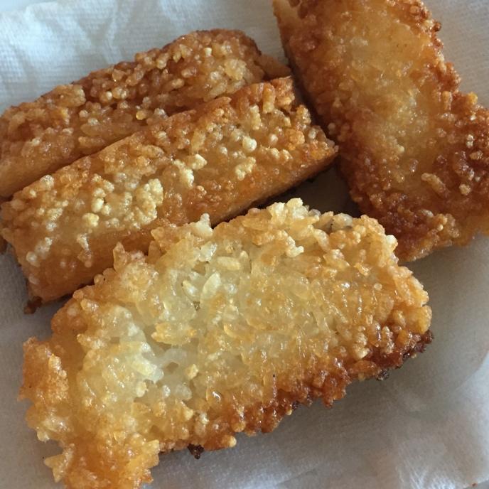糯米糍粑---江南人叫它糍饭糕！