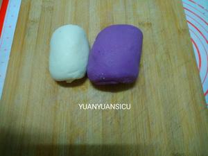 紫薯花卷的做法 步骤4