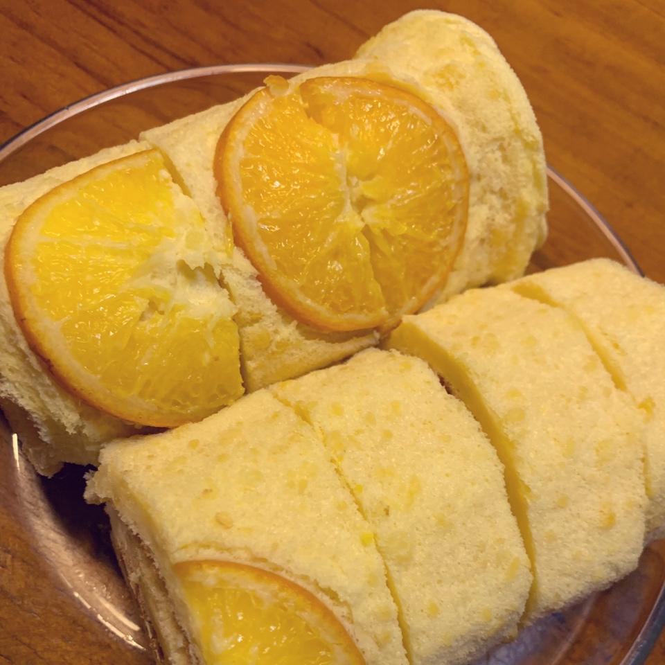 宝宝辅食 香橙蛋糕卷