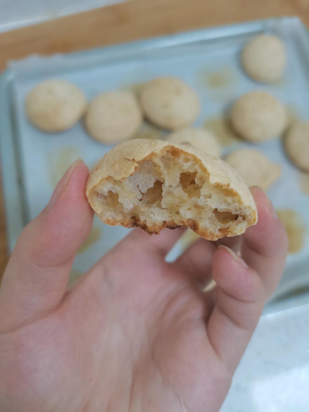 不需要预拌粉也能做的空心小麻薯