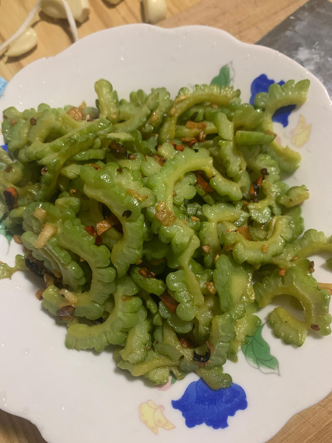 减脂餐：清炒苦瓜