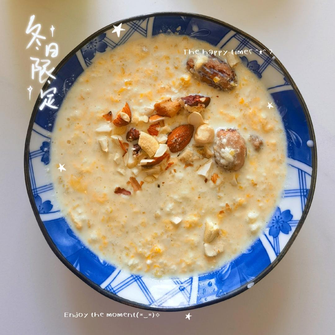 醪糟鸡蛋燕麦片奶（减脂早餐）