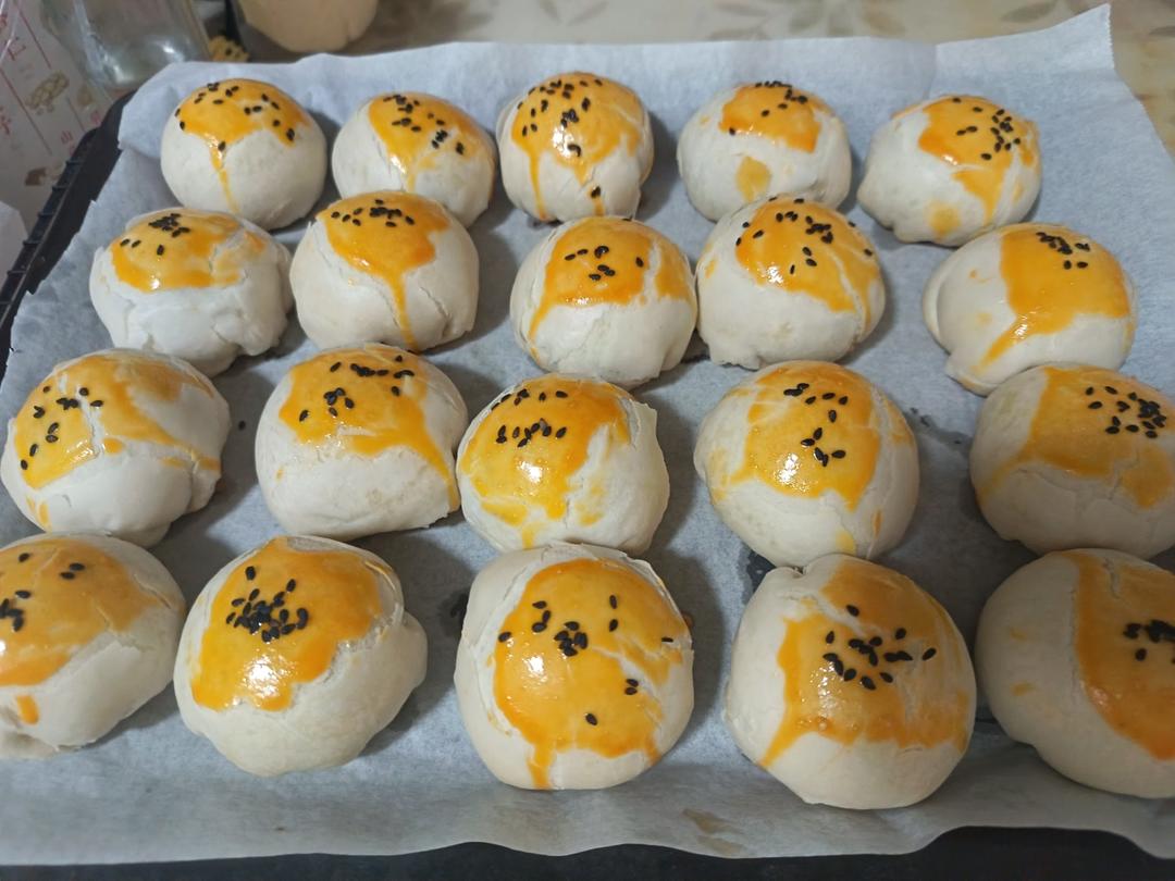 超简单 免揉 酥掉渣的蛋黄酥(超详细附全程视频)不破酥『万能酥皮』