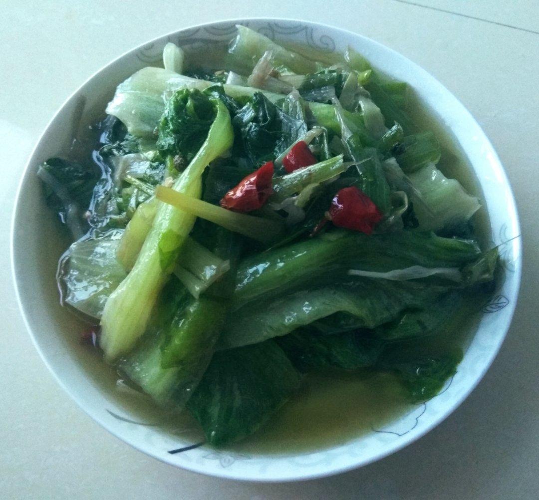 炝炒生菜
