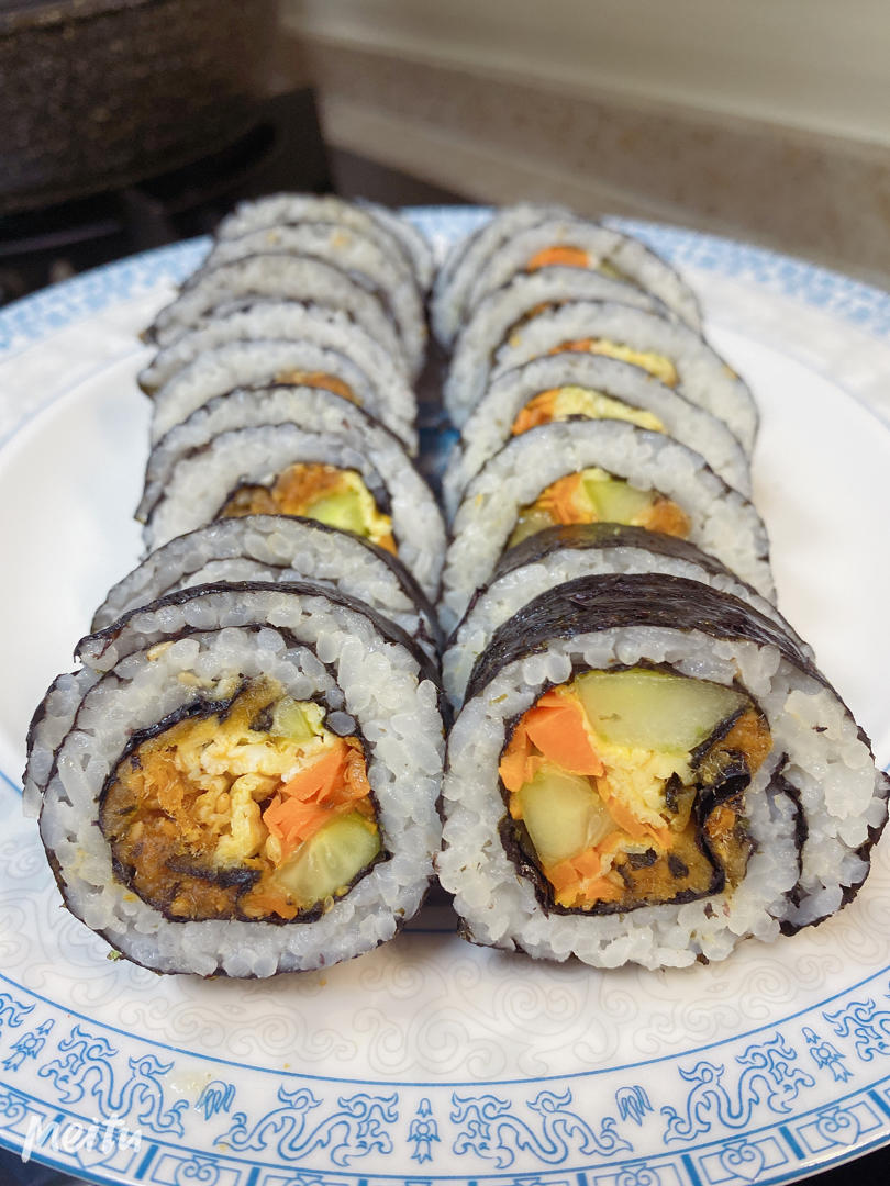 高颜值的紫菜包饭