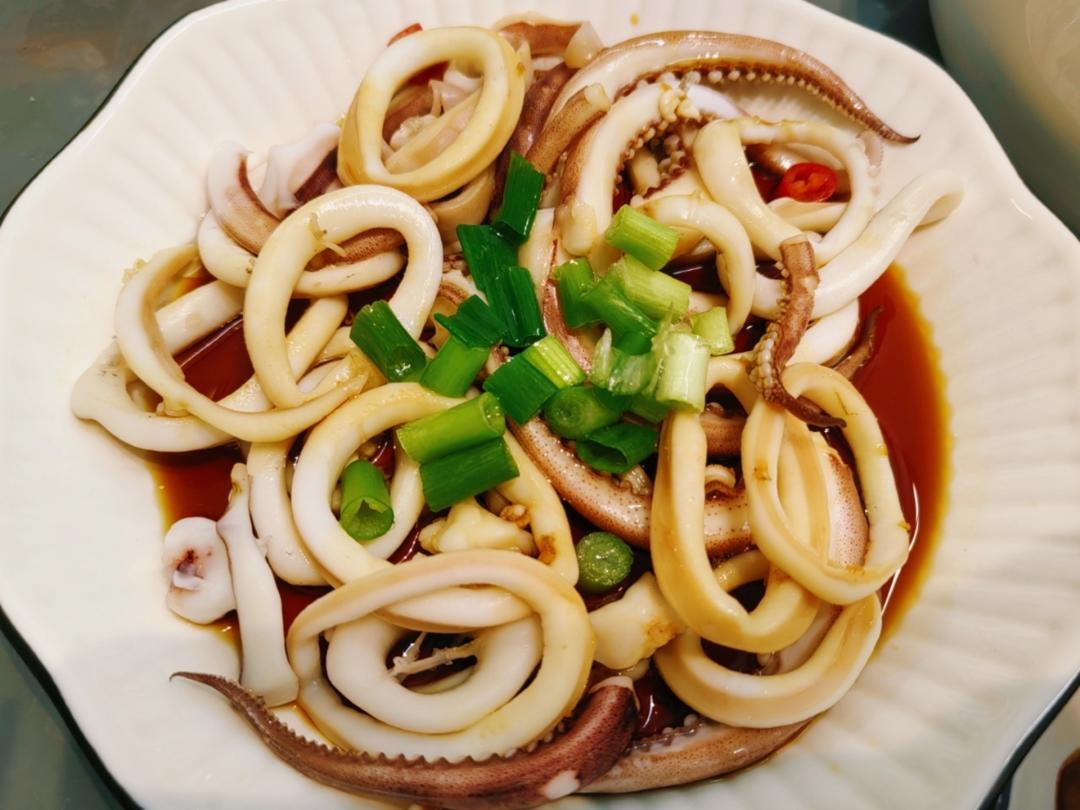 白灼鱿鱼的正宗做法