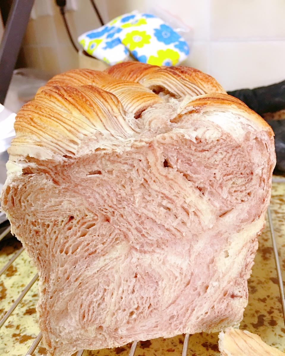 豆沙大理石吐司
