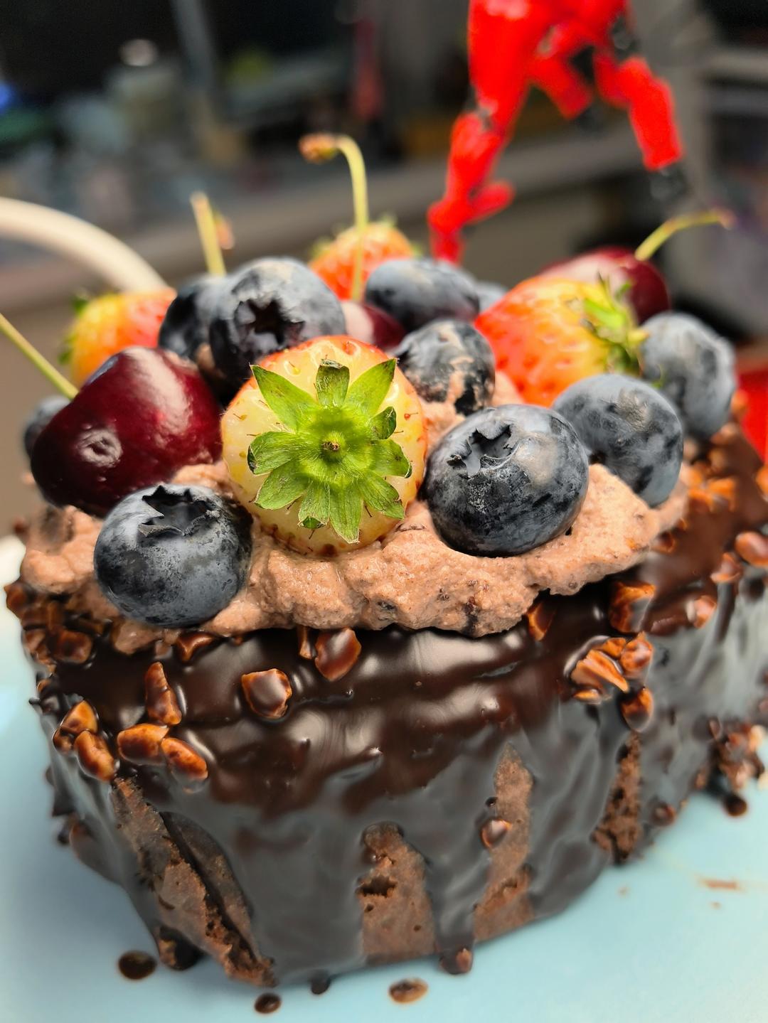 简单好吃巧克力梦龙脆皮蛋糕