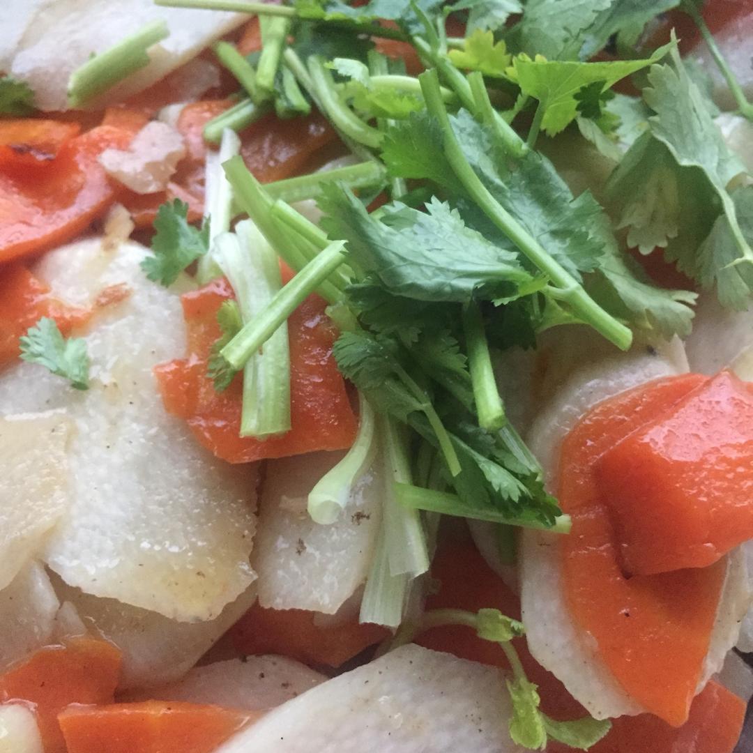 老丁的私房菜-清炒山药