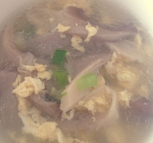 青菜平菇蛋花汤