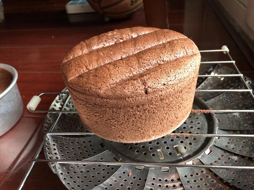 巧克力戚风蛋糕6寸(基础易成功版)