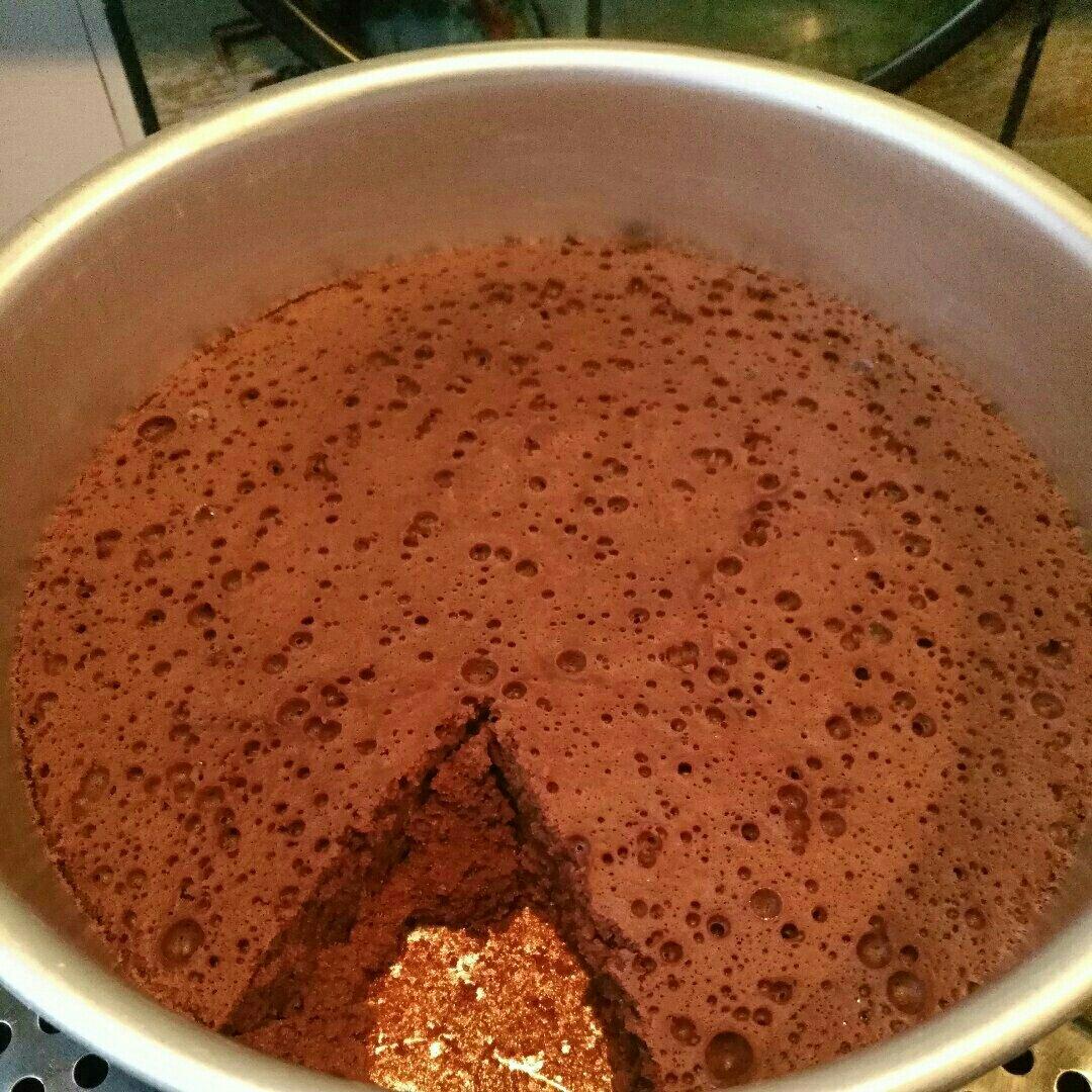 巧克力蒸蛋糕(6寸)