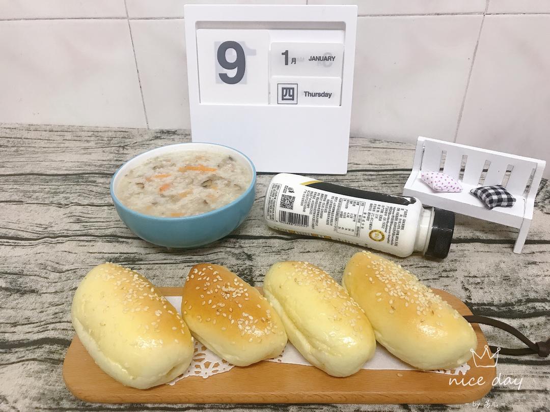 纯奶手撕吐司的做法 步骤1