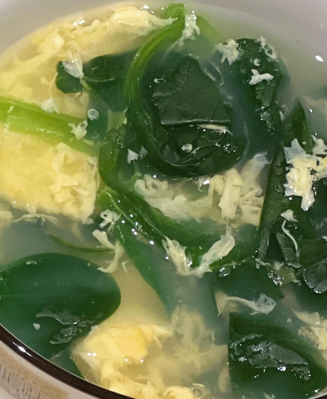 菠菜鸡蛋汤