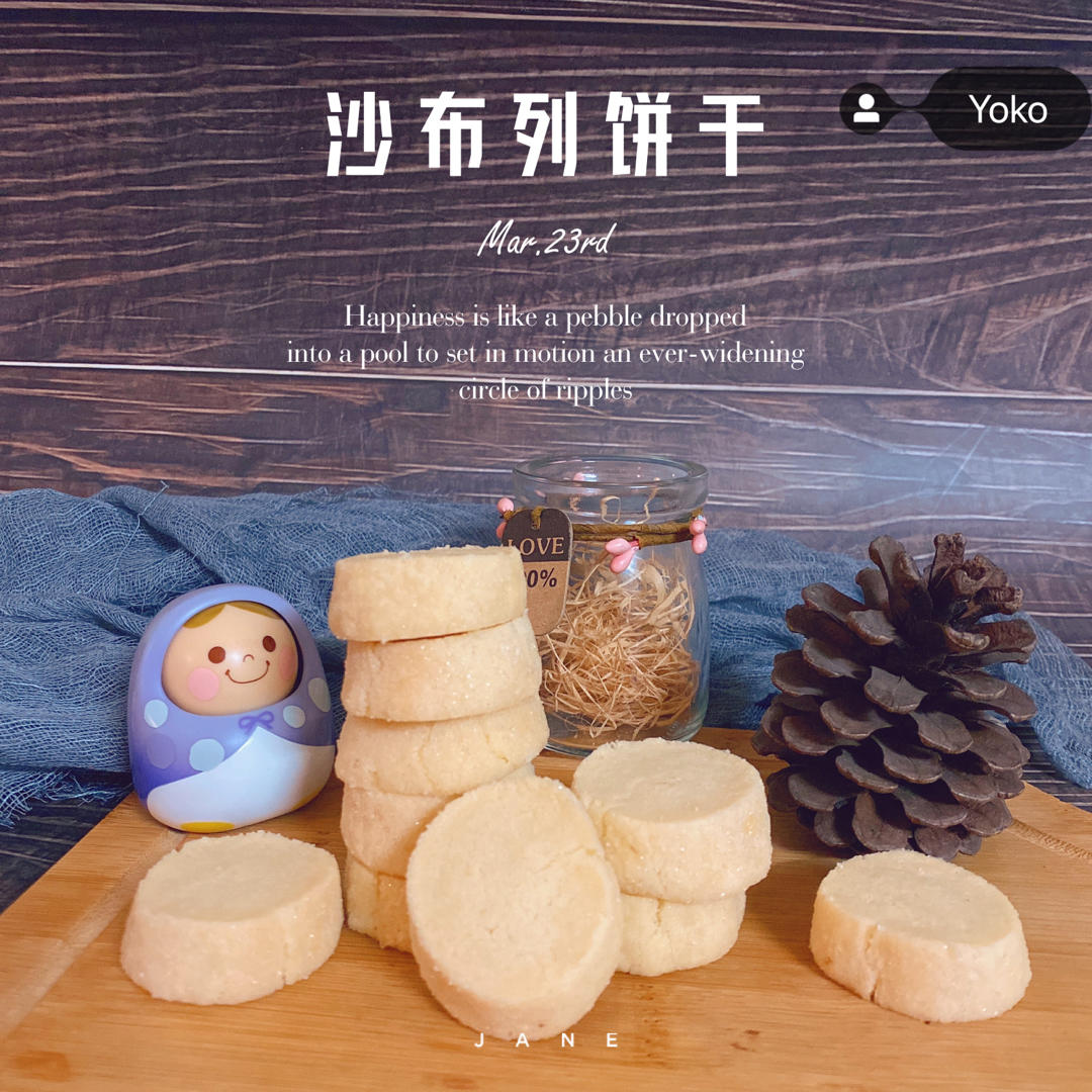网红沙布蕾曲奇小饼干