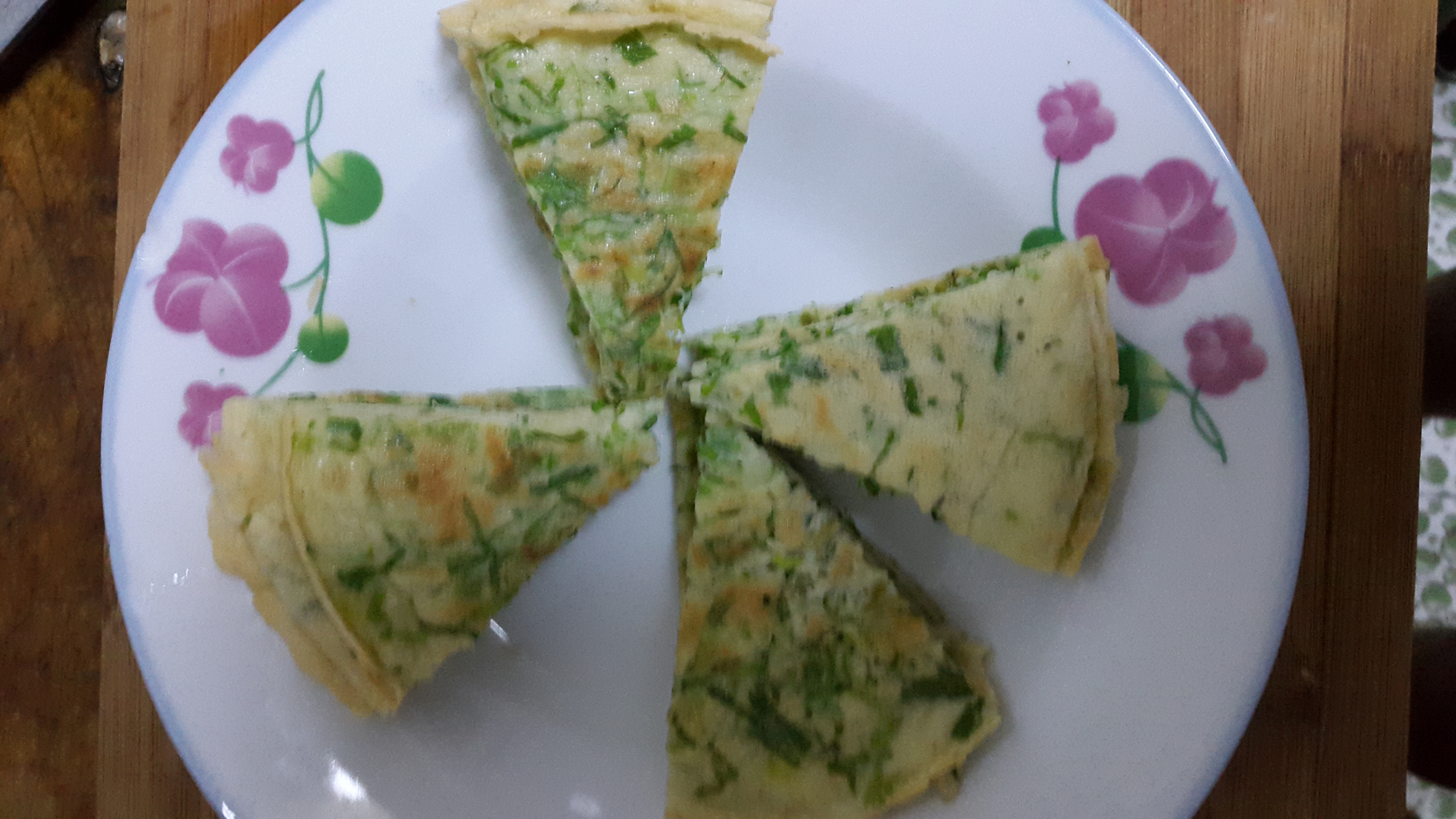 韭菜鸡蛋煎饼