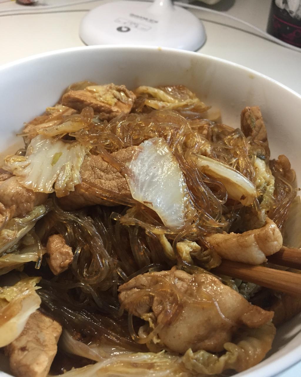猪肉白菜炖粉条