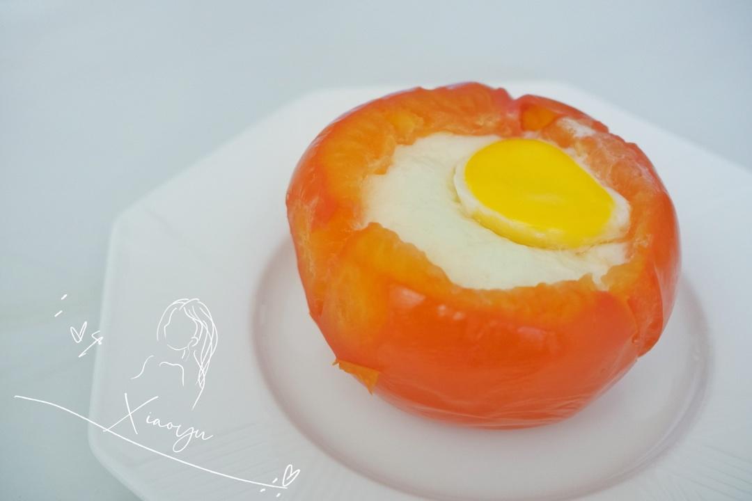 番茄蒸布丁（牛奶蒸蛋）