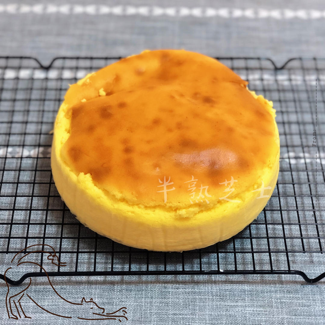 网红好利来半熟芝士蛋糕(低卡）轻乳酪蛋糕hanjuku cheese