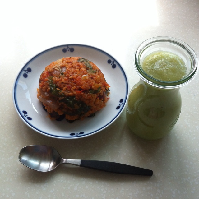 番茄腊肉炒饭