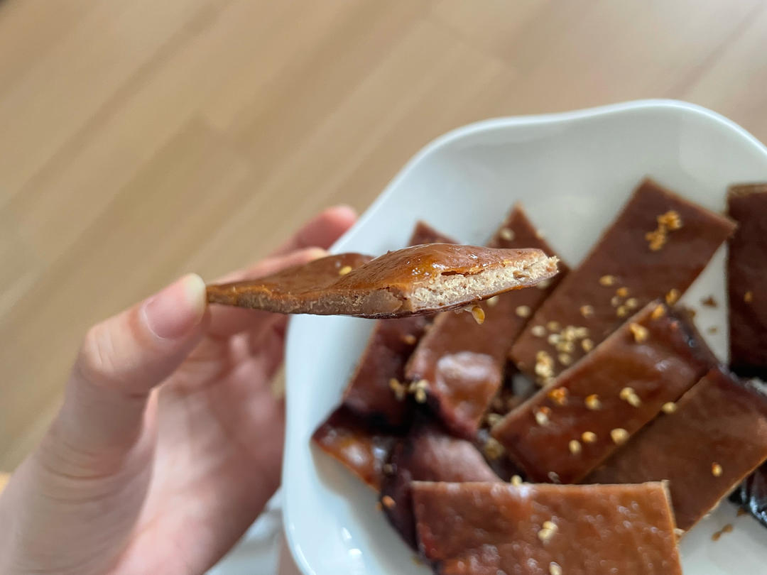 自制猪肉脯的详细配方版，超简单复刻！