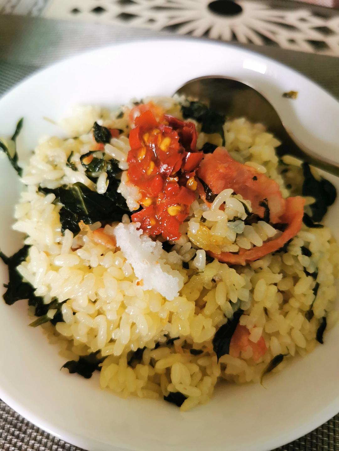 上海菜饭（莴笋叶版）