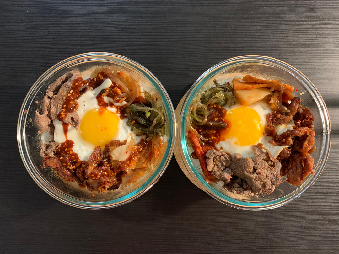 家庭版 简易 石锅/铁锅 韩式拌饭