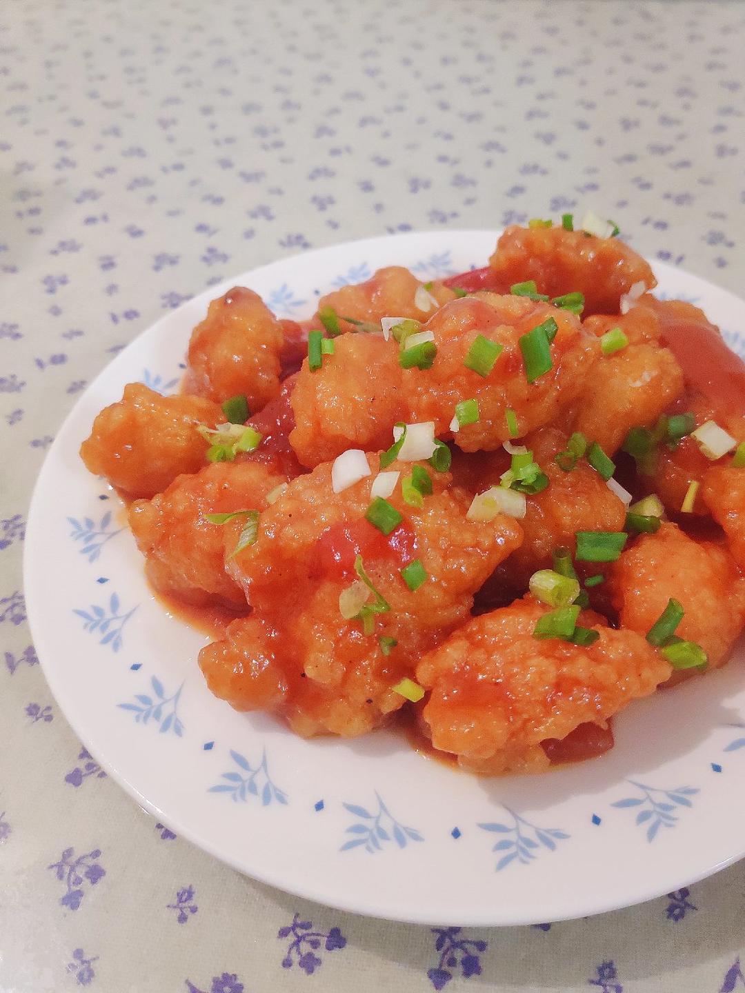 快手茄汁鸡米花