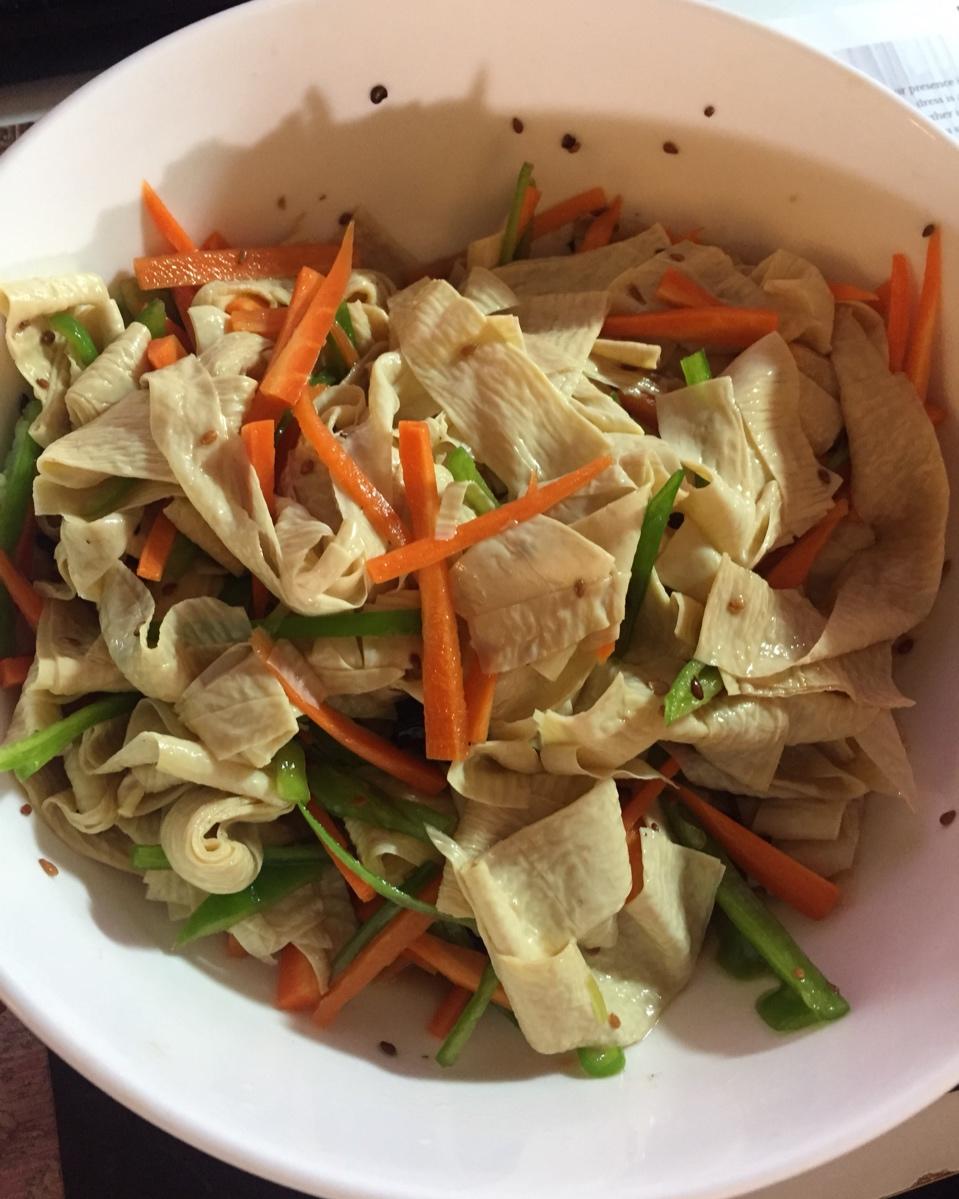 milkthistle做的凉拌油豆皮