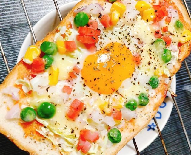 吐司太阳蛋/吐司披萨(零失败!!)的做法