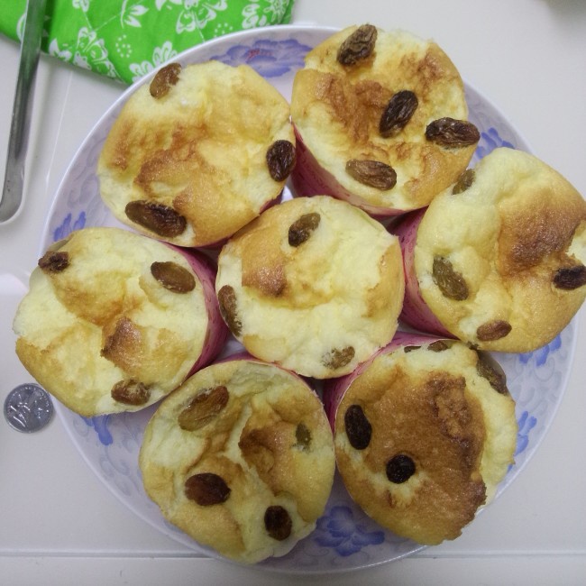棉花纸杯蛋糕