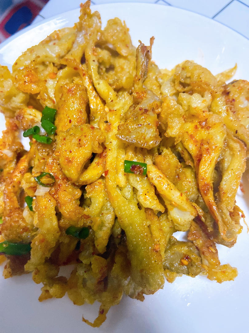 ztriste做的椒盐平菇