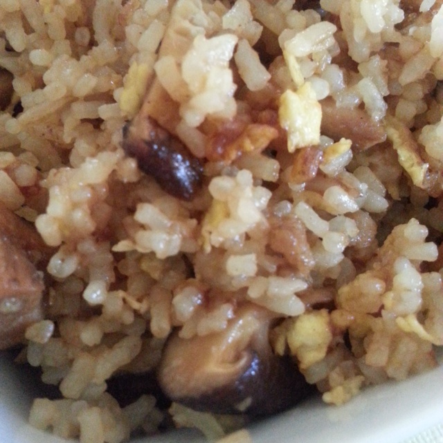 香菇肉丁油饭