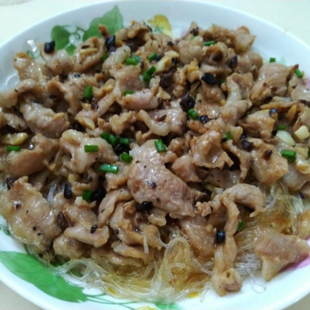 豉汁蒸松阪猪