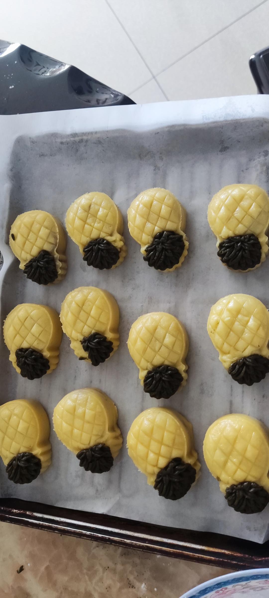 凤梨酥饼➕酸甜可口的纯凤梨馅