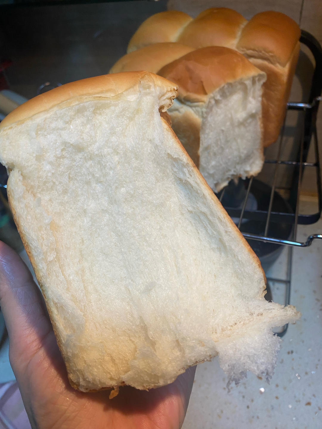 纯奶手撕吐司的做法 步骤1