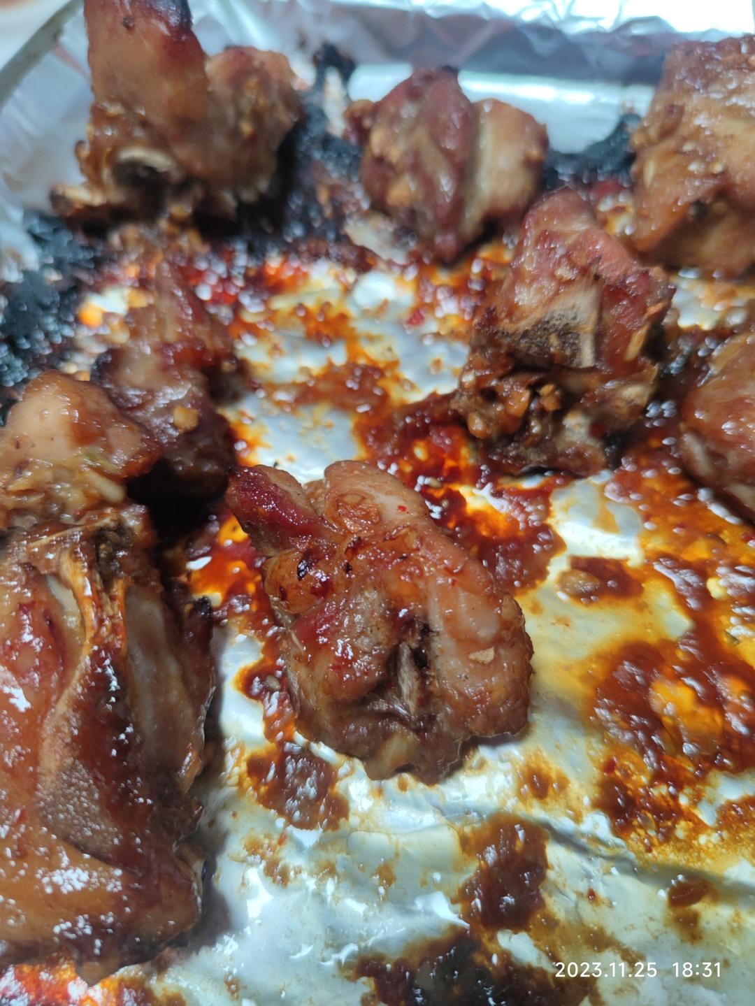 蒜香烤排骨（烤箱版）