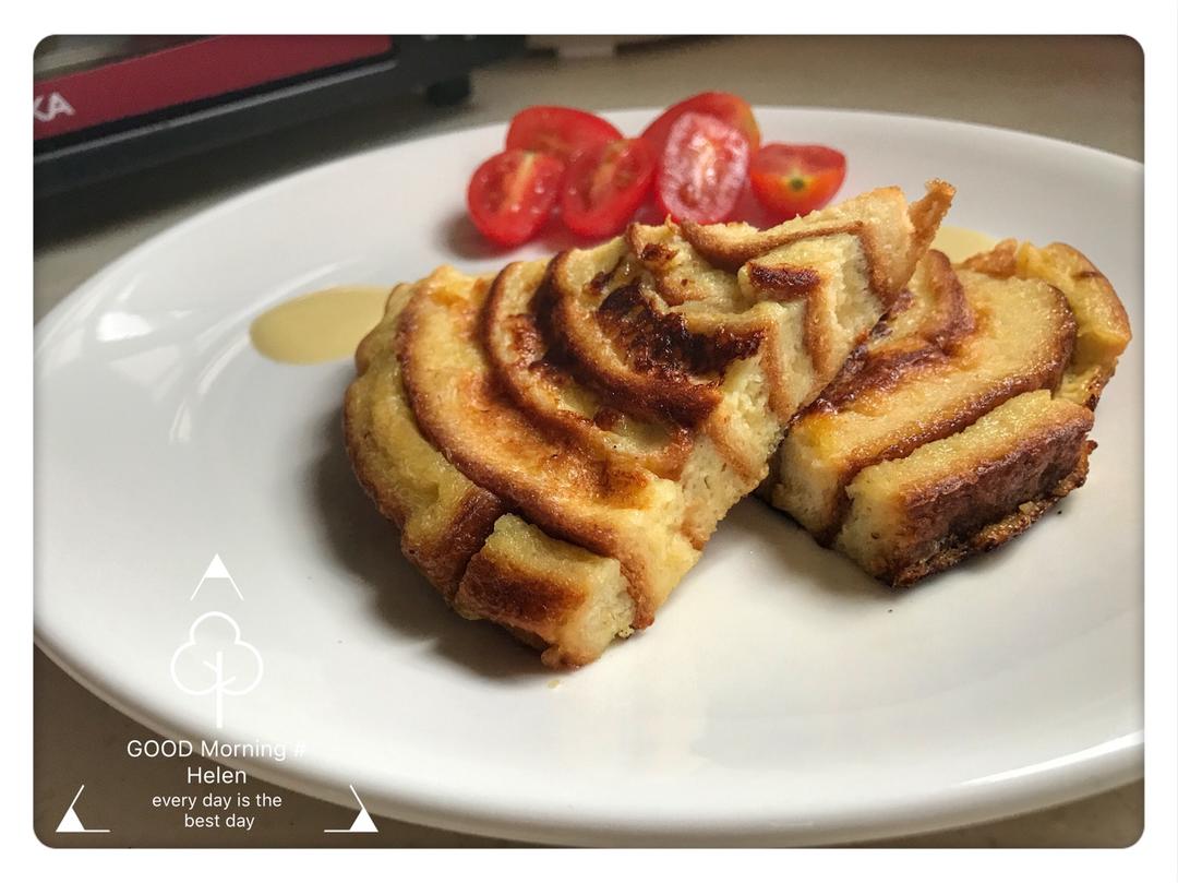 年轮法式吐司【面包边也有春天】