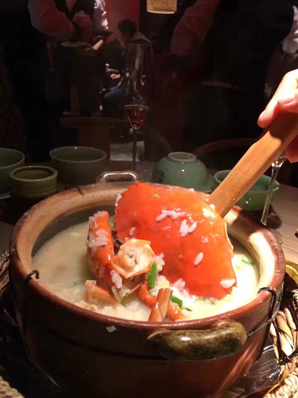 鲜虾干贝粥的做法
