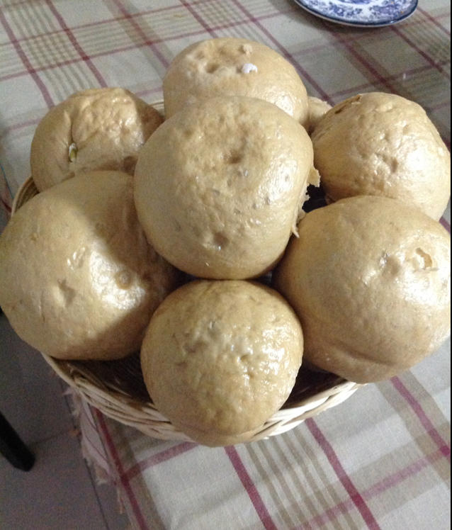 有着面包口感的红糖馒头（一次发酵）