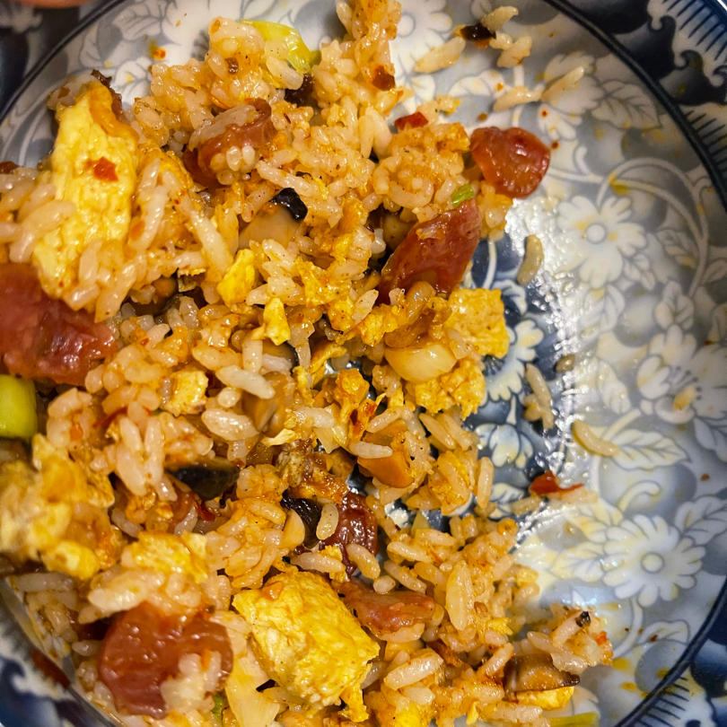 腊肠炒饭